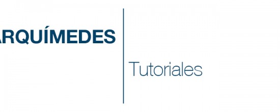 Tutoriales Arquímedes