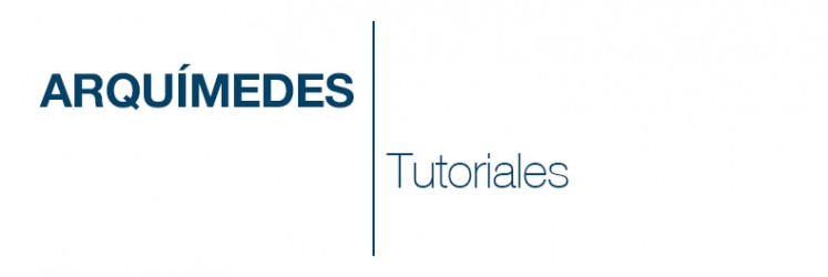 Tutoriales Arquímedes